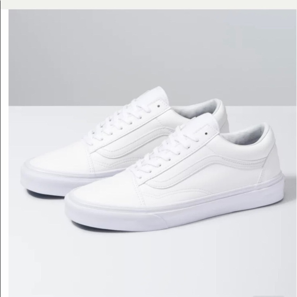 Old Skool White Vans